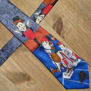 Vintage 1990s Mad Magazine Polyester Necktie Alfred E. Neuman Tie (S2)